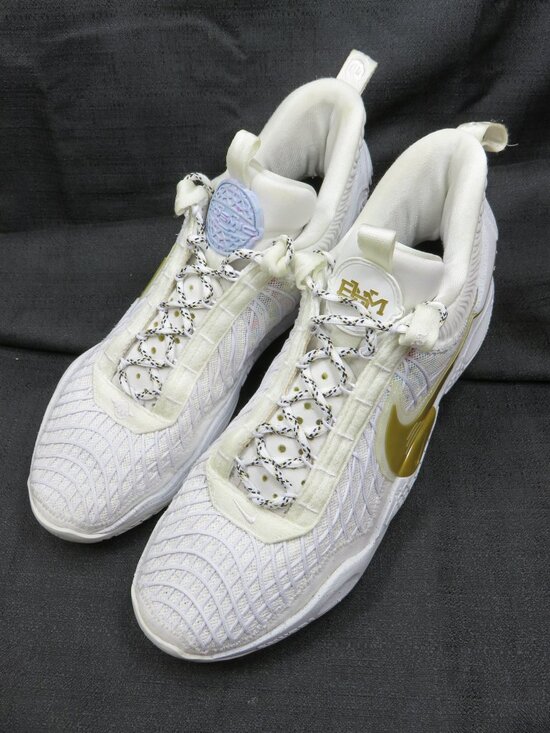 Nike BHM-DO5081 Cosmic Unity White Low Top Basketball Promo Shoes Mens 13